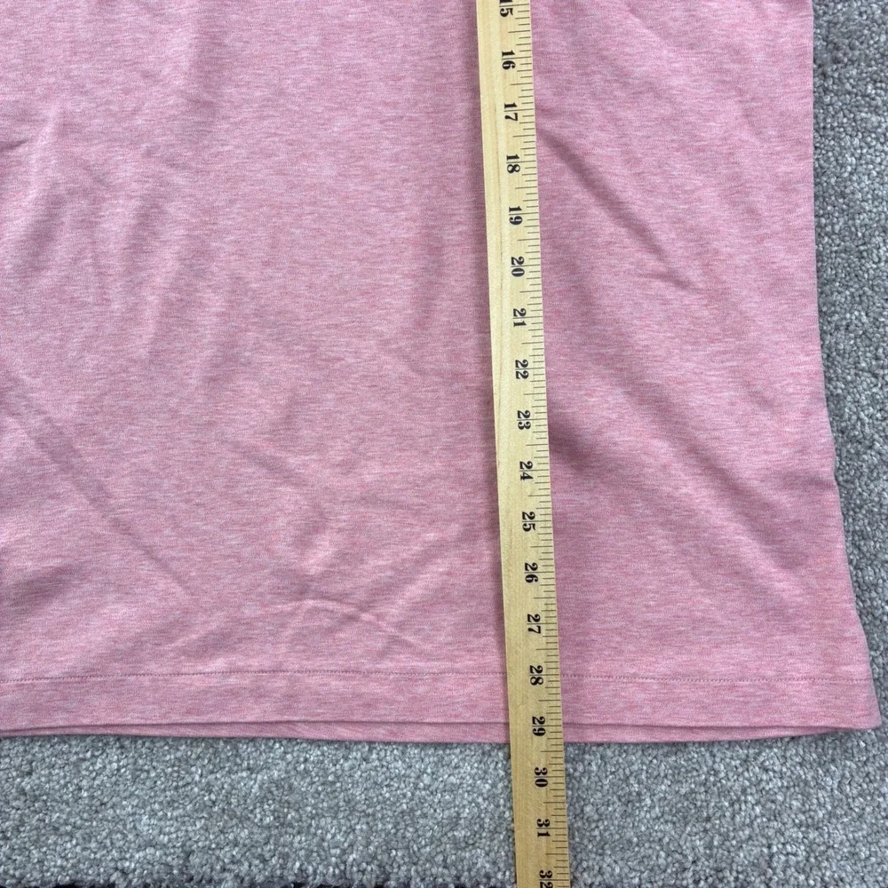 Banana Republic Luxury Touch Performance Polo Shirt Mens XLT Pink Heather Golf‎
